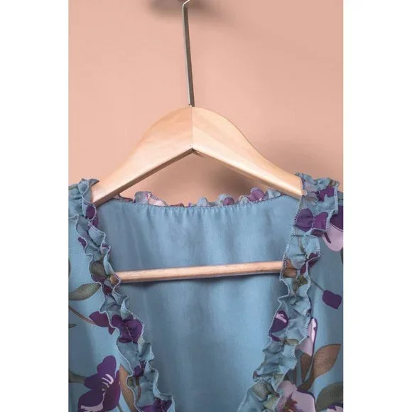 Wild Lotus Ruffle Tiered Maxi Dress - Picture 16 of 16